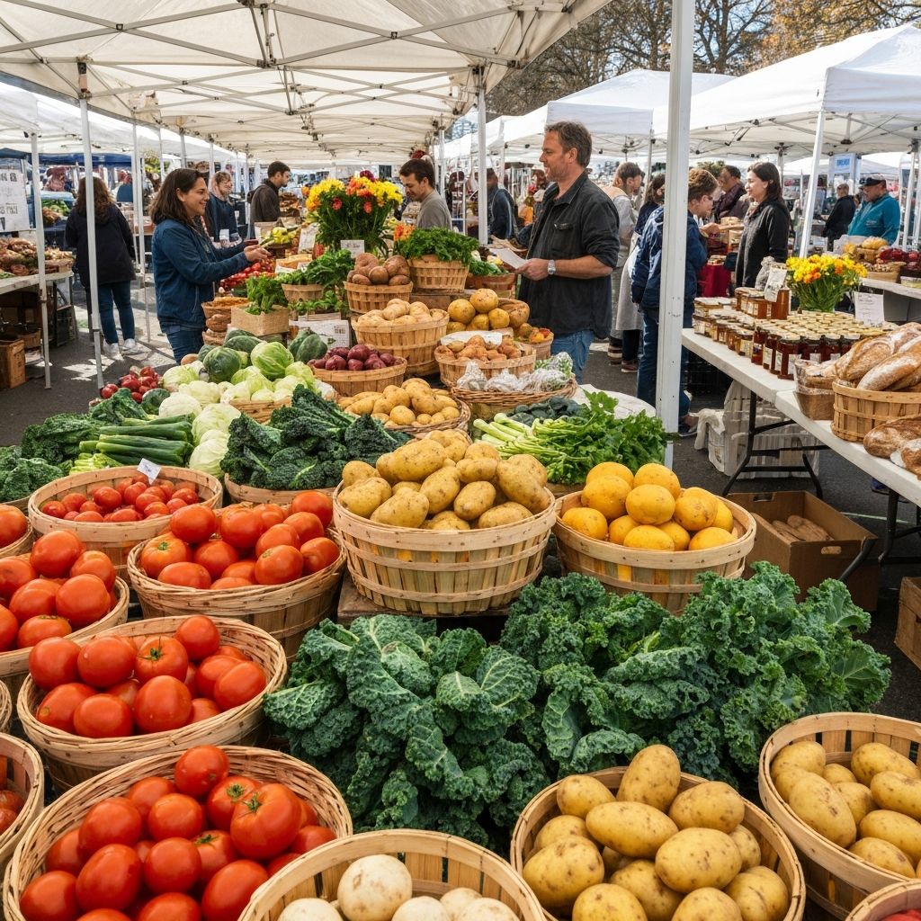 Fresh ingredients and produce